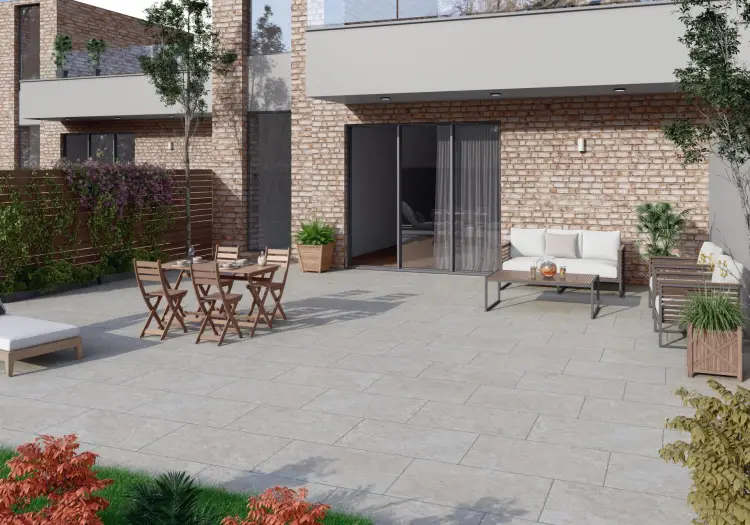 Pamesa Alba Stone Silver 60x120 — ambient