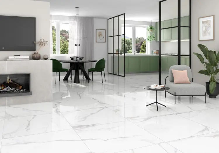 Pamesa Atrium Portofino Gold 60x120 połysk — ambient