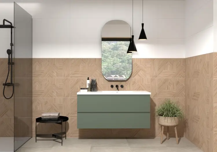 Pamesa Atrium Incontro Chiaro 36x80 mat — ambient