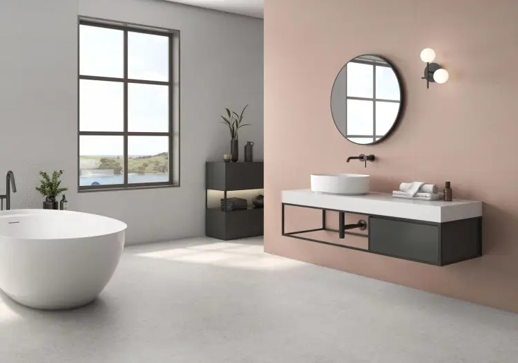 Pamesa Rlv. irida Cream 30x90 mat — ambient