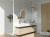 Pamesa White Calacata 30x90 mat — ambient