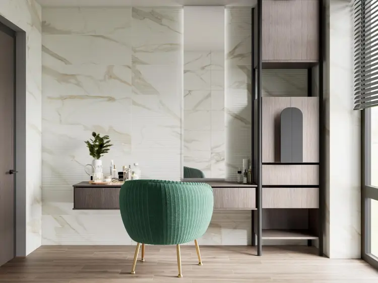 Pamesa Calacata Gold 30x90 połysk — ambient