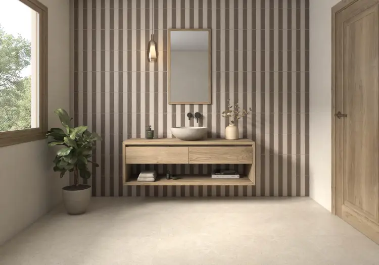 Pamesa Hamptons Perla 9,3x120 mat — ambient