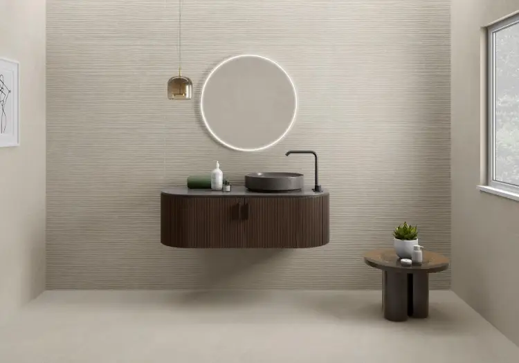 Pamesa Victoria Beige 120x280 mat 6 mm — ambient