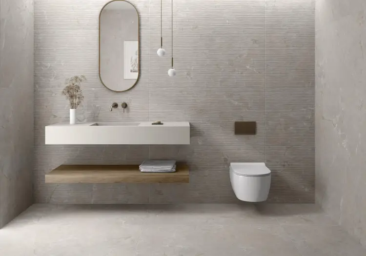 Pamesa Constanza White 120x280 mat 6 mm — ambient