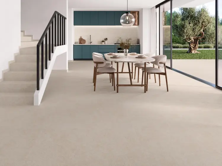 Pamesa Ext aina Stone Sand 120x120 mat antypoślizgowa — ambient
