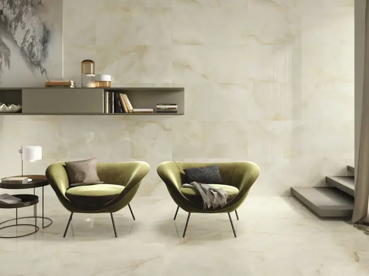 Baldocer Quios Cream Pulido 60x120 połysk — aranżacja