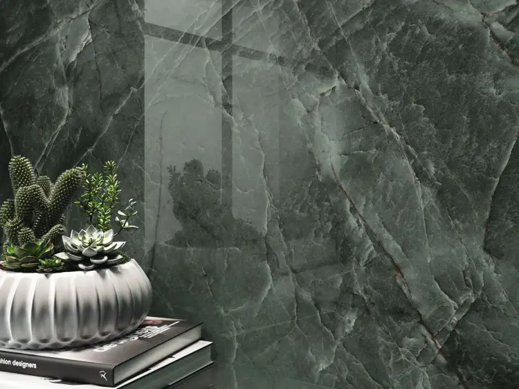 Baldocer Manaos Green Pulido 120x260 połysk — aranżacja