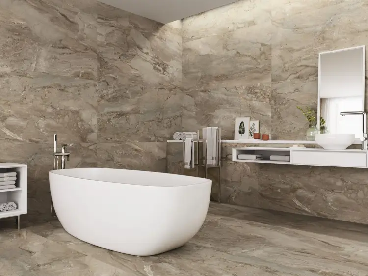 Baldocer Pienza Miele Pulido 80x160 połysk — aranżacja