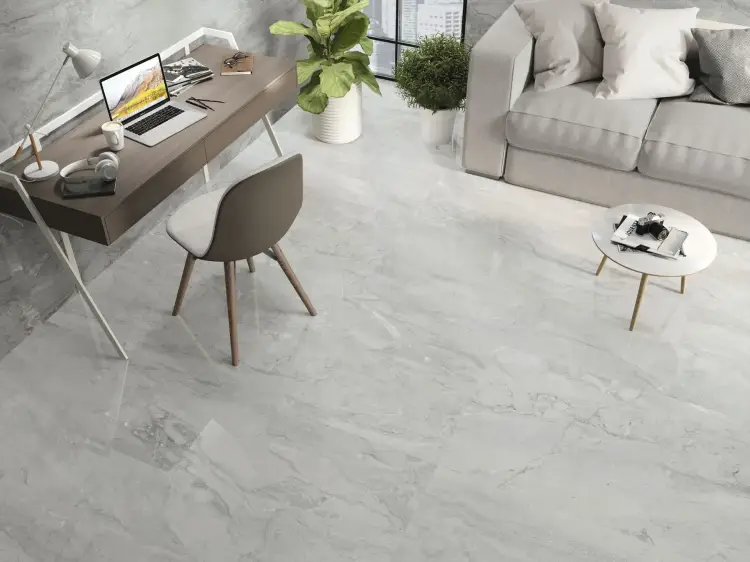 Baldocer Pienza Miele Pulido 80x80 połysk — aranżacja