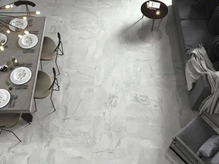 Baldocer Pienza Grigio Pulido 60x60 połysk — aranżacja