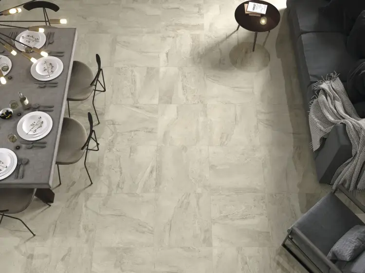 Baldocer Pienza Grigio Pulido 60x60 połysk — aranżacja