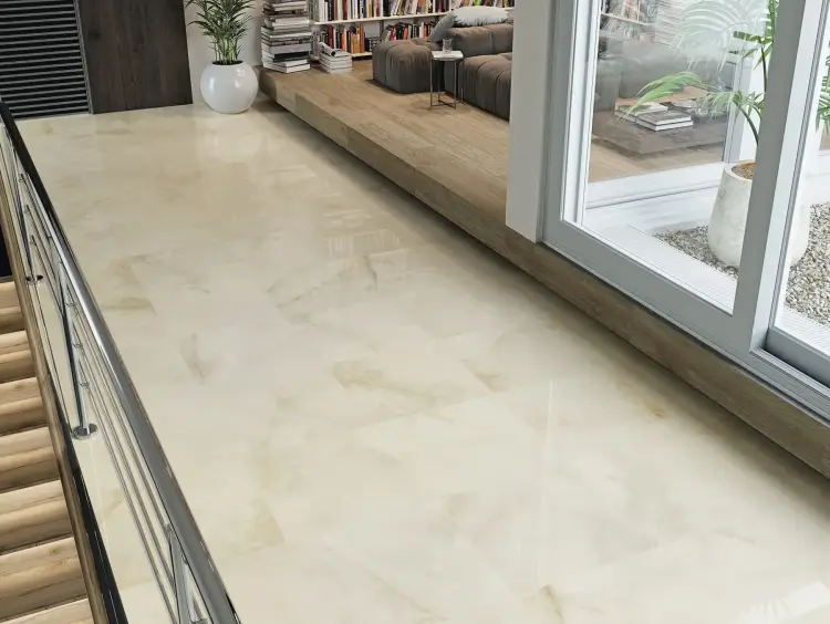 Baldocer Quios Cream Pulido 60x60 połysk — aranżacja