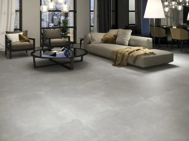 Baldocer Arkety Grey 120x120 mat antypoślizgowa — aranżacja