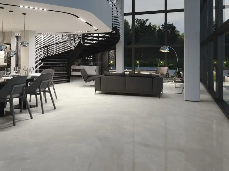 Baldocer Balmoral Brown 60x60 połysk — aranżacja