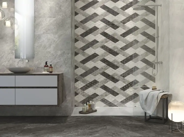Baldocer Optic Balmoral Sand 30x90 połysk — aranżacja