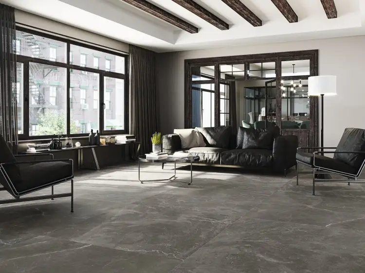 Baldocer Bayona Ivory Natural 120x120 mat — aranżacja