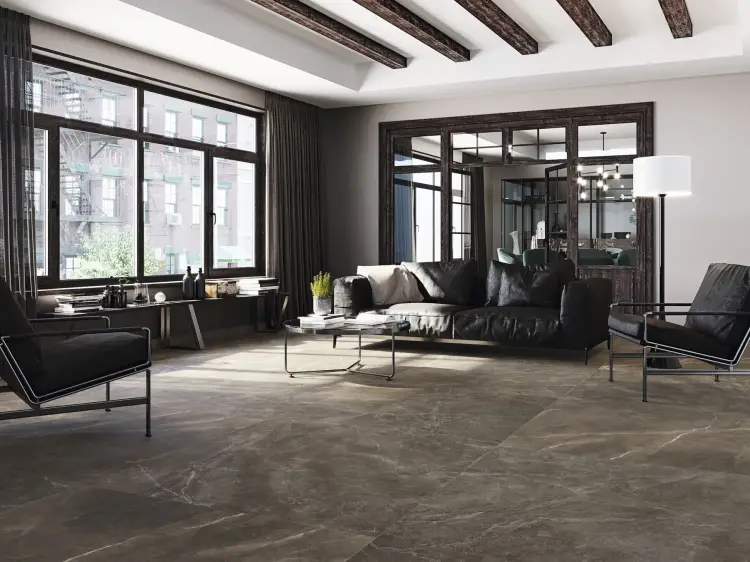 Baldocer Bayona Ivory Natural 120x120 mat — aranżacja