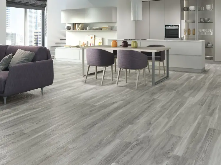 Baldocer Belfast Walnut 20x120 mat — aranżacja