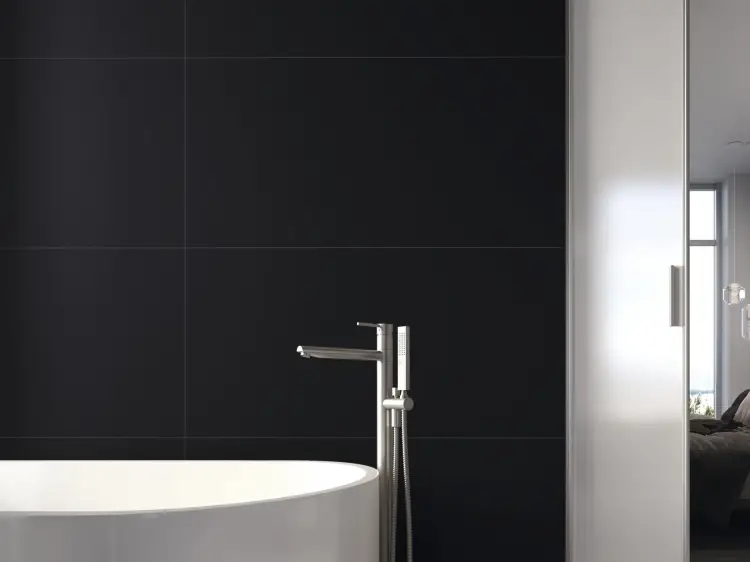 Baldocer Black Matt 60x120 mat — aranżacja