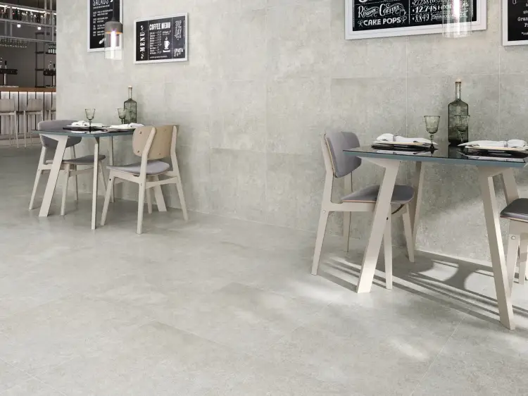 Baldocer Ozone Grey 60x60 mat — aranżacja