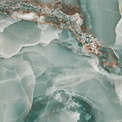 Baldocer Onyx Turquoise Pulido 120x120 połysk — płytka