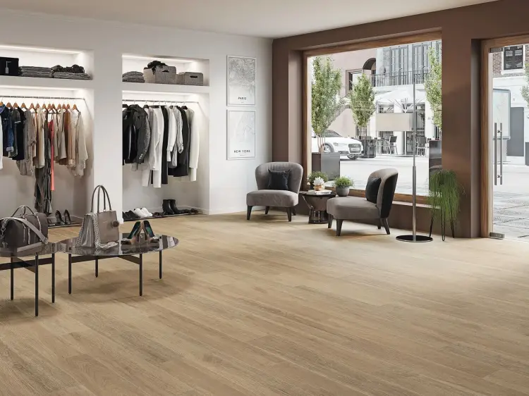 Baldocer Carpatos Gris 20x120 mat — aranżacja