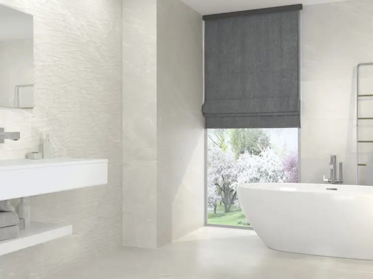 Baldocer View Nature Bone 40x120 satyna — aranżacja
