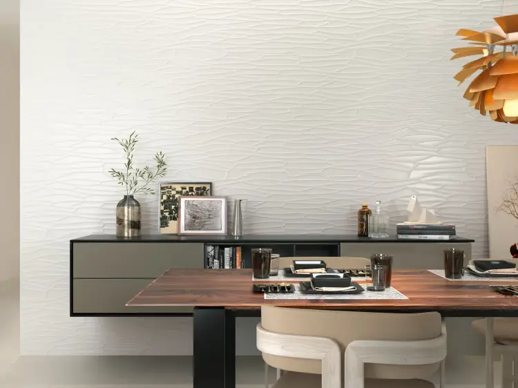 Baldocer View Nature Bone 40x120 satyna — aranżacja