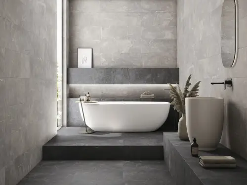 Baldocer Kirat Concept Pearl 30x90 mat — aranżacja