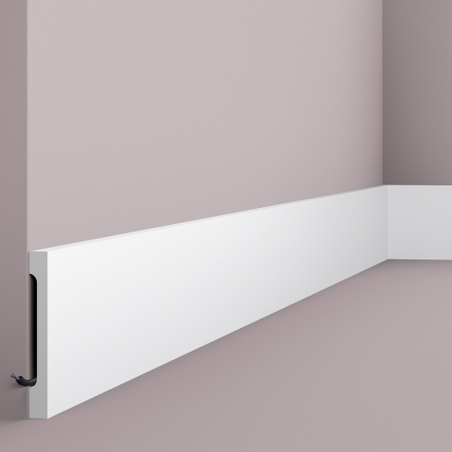 Gładka listwa przypodłogowa NMC FD15S WALLSTYL 15 × 1,8 × 200 cm