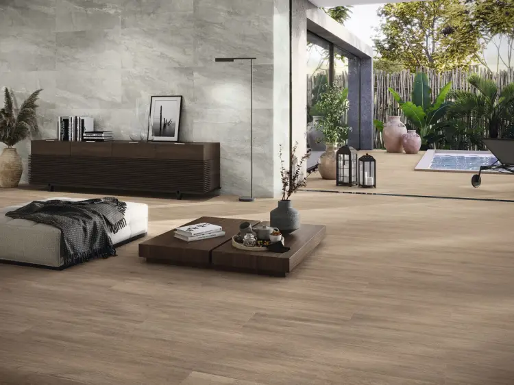 Baldocer Vermont Earth 26x160 mat — aranżacja