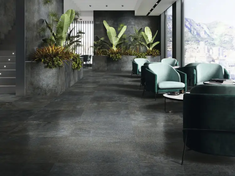 Baldocer Oneway White Lapado 80x80 półpoler — aranżacja