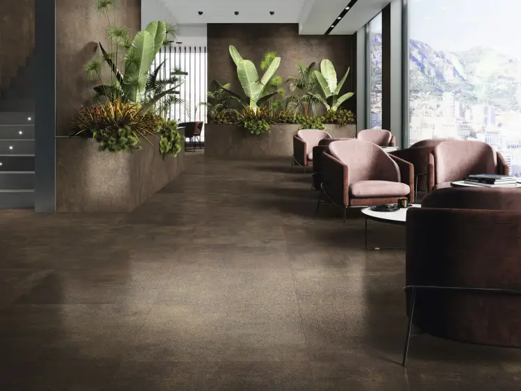 Baldocer Oneway White Lapado 80x80 półpoler — aranżacja