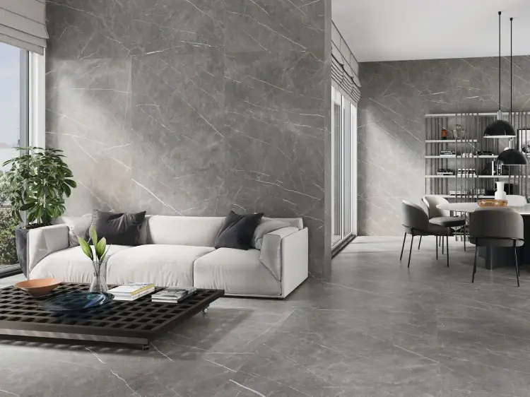 Baldocer Eternal Dark Pulido 60x120 połysk — aranżacja