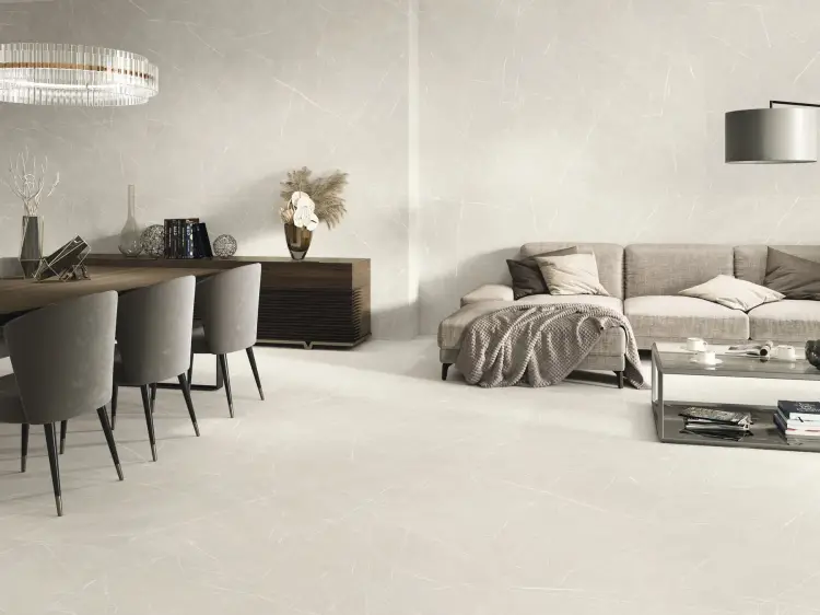 Baldocer Eternal Pearl Pulido 60x120 połysk — aranżacja