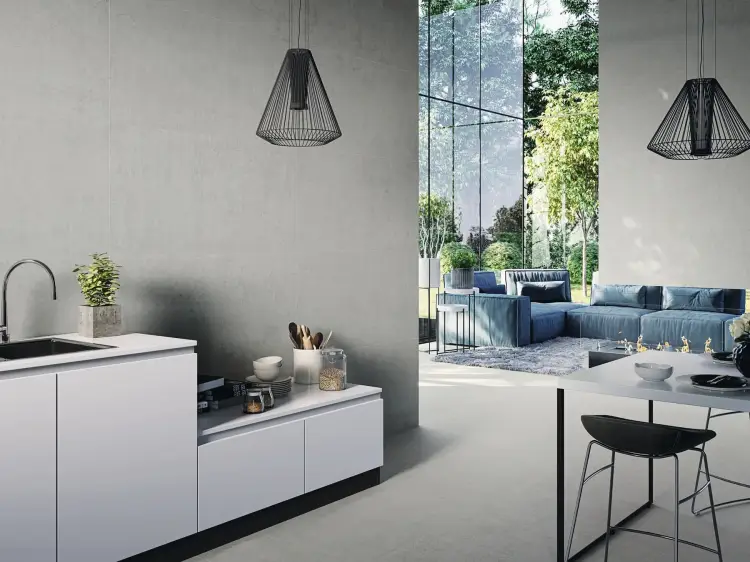 Baldocer Arkety Grey 60x120 mat 20 mm antypoślizgowa — aranżacja