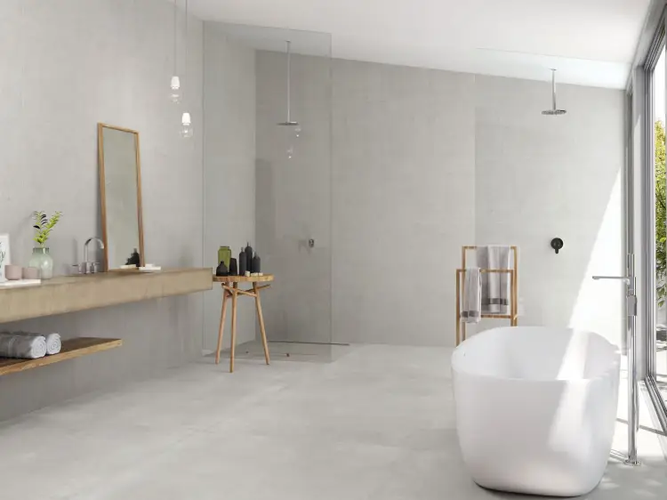 Baldocer Arkety Grey 60x120 mat 20 mm antypoślizgowa — aranżacja