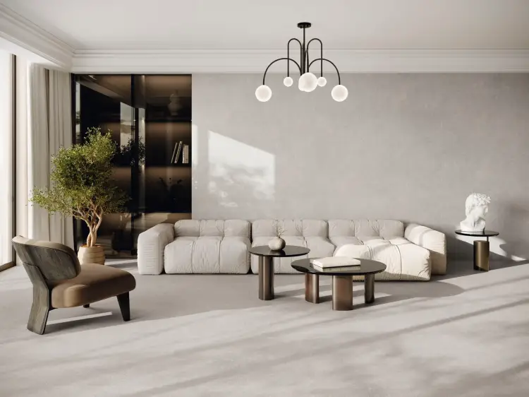 Baldocer Brera Grey 80x80 mat — aranżacja