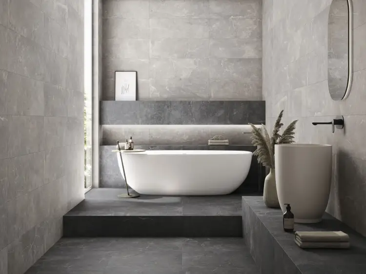 Baldocer Concept Cream 60x60 mat antypoślizgowa — aranżacja
