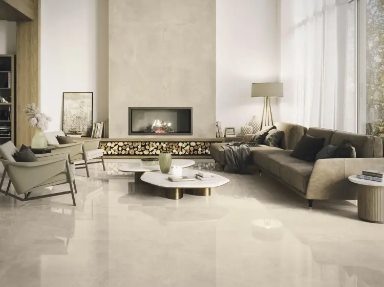 Baldocer Concept Grey Pulido 120x120 połysk — aranżacja