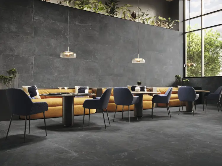 Baldocer Concept Grey Pulido 60x120 połysk — aranżacja