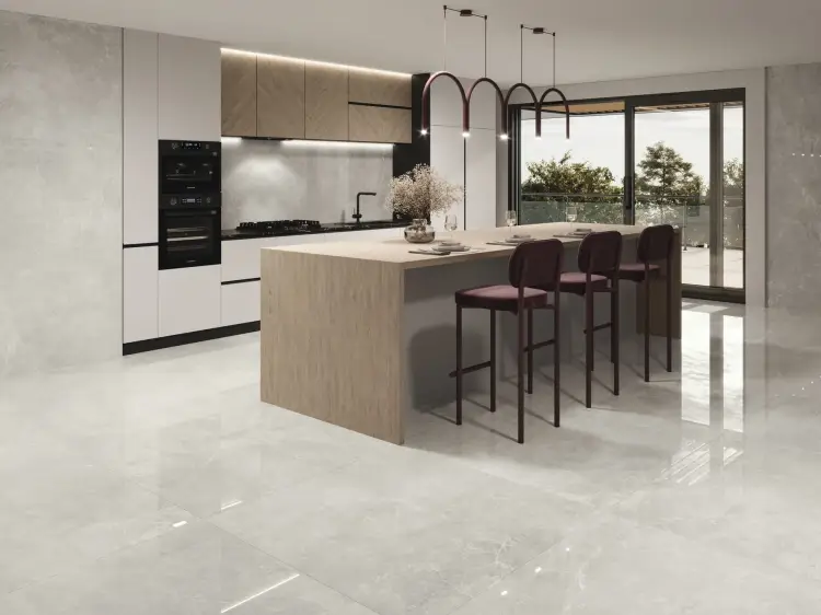 Baldocer Concept Pearl Pulido 120x260 połysk — aranżacja