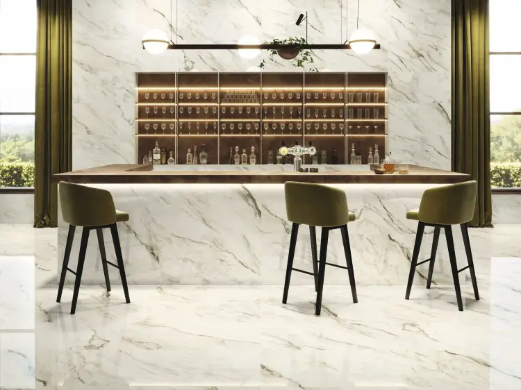 Baldocer Fontana Pulido 60x120 połysk 6 mm — aranżacja