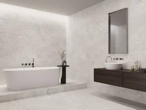 Baldocer Kibo Kronos Dark 40x120 mat — aranżacja