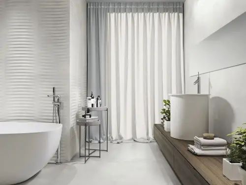 Baldocer Klit Unik Taupe 30x90 mat — aranżacja