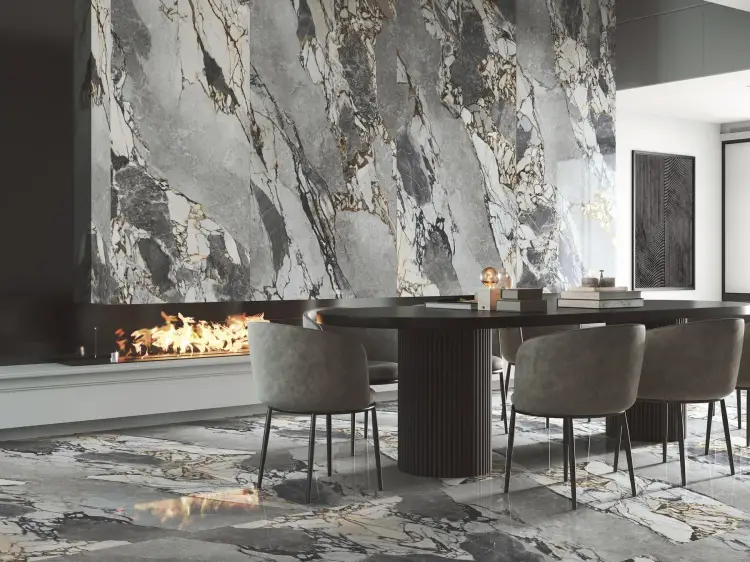 Baldocer Mineral Stone Pulido 120x280 połysk — aranżacja