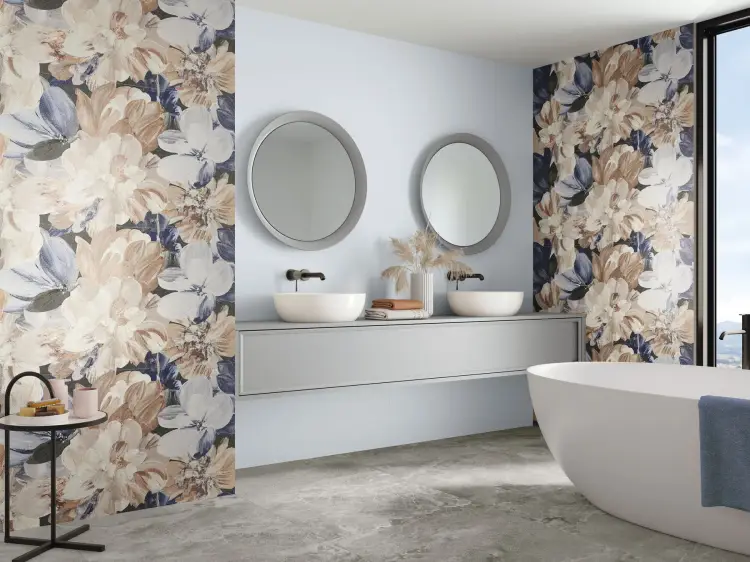 Baldocer Montmartre Bleu 60x120 satyna — aranżacja