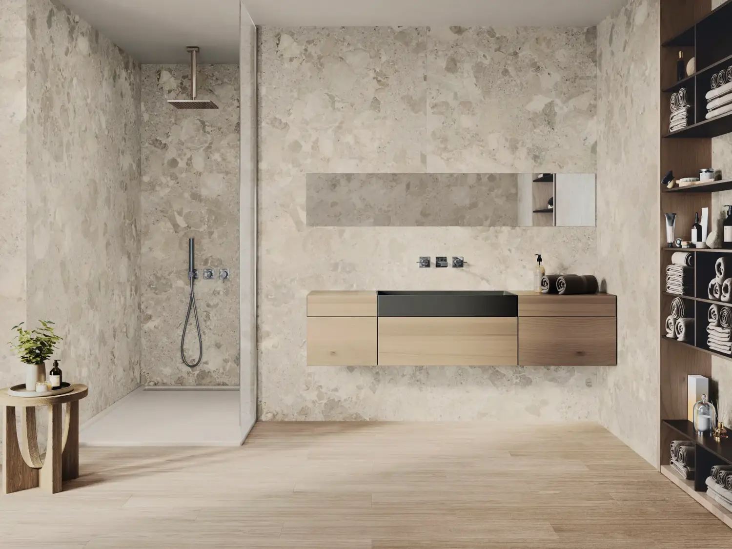 Baldocer Positano Avorio 120x280 mat — aranżacja