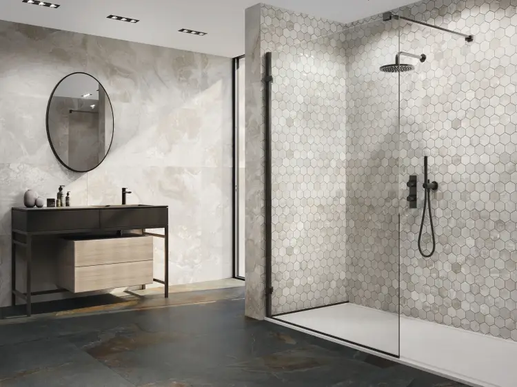 Baldocer Slate Black 60x120 mat 20 mm antypoślizgowa — aranżacja